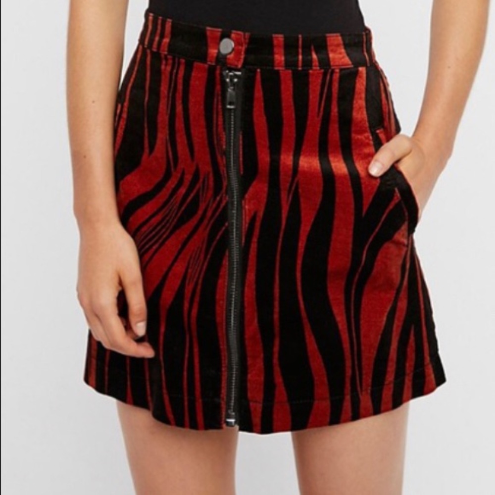 Free People Striped Skirt NWT